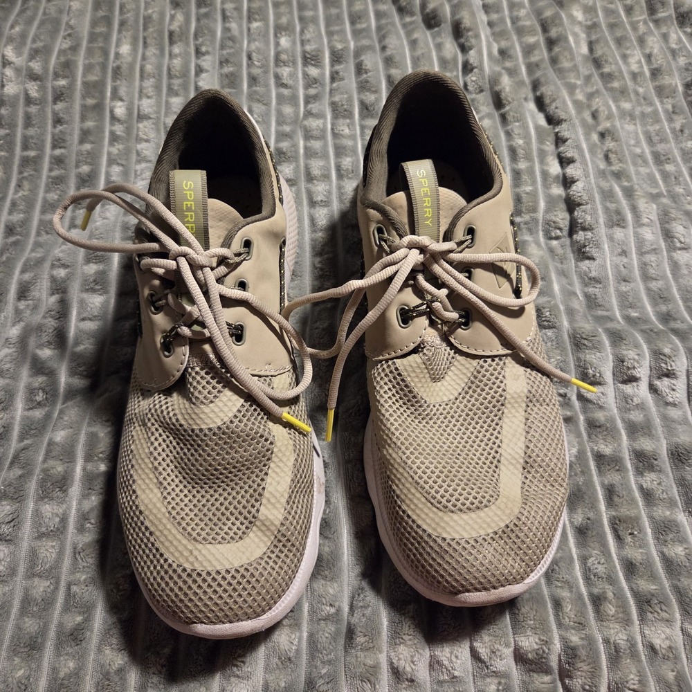 Sperry 7 Seas 3-Eye Mens Mesh Lace-Up Low Top Sneakers Water Resistant Size 8